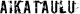 Aikataulu